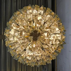 Clearance Pamono Vintage Crystal Chandelier by Paolo Venini for Venini, 1960s