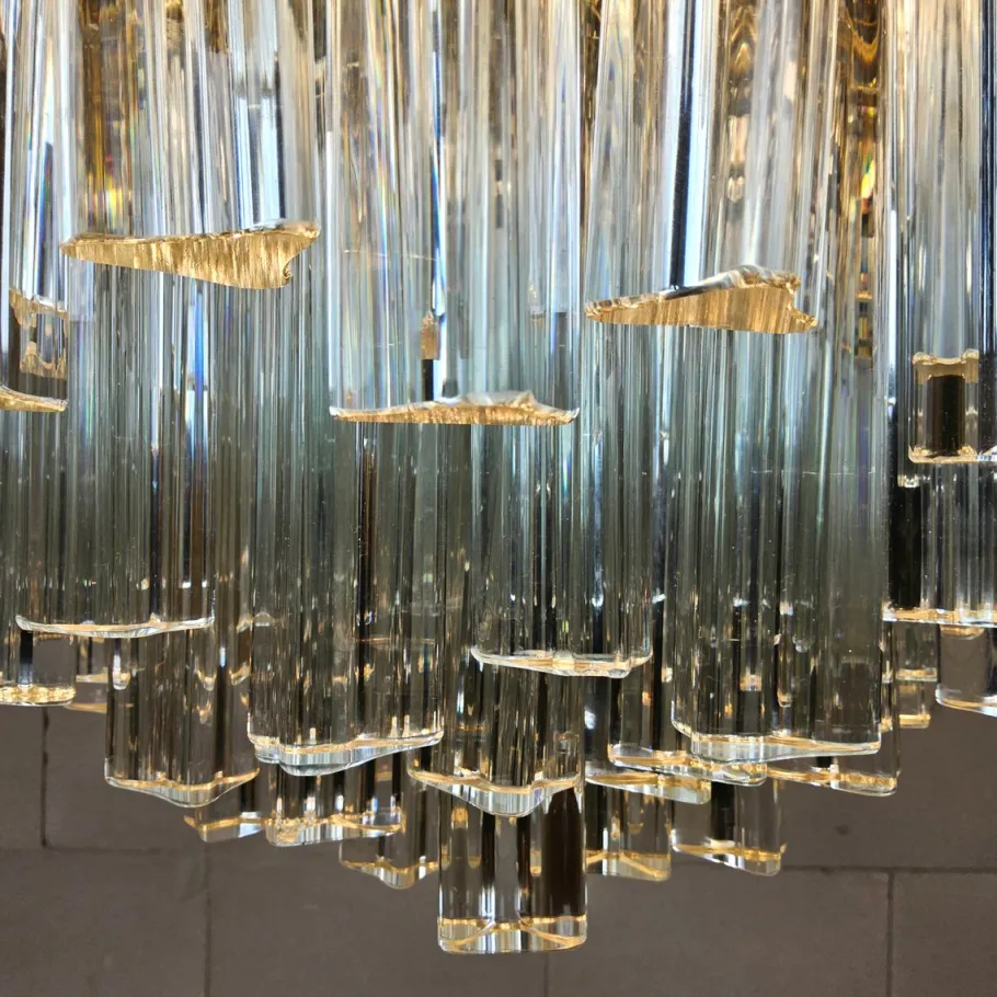Clearance Pamono Vintage Crystal Chandelier by Paolo Venini for Venini, 1960s