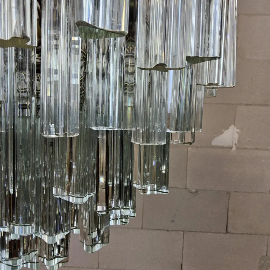 Clearance Pamono Vintage Crystal Chandelier by Paolo Venini for Venini, 1960s