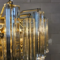 Clearance Pamono Vintage Crystal Chandelier by Paolo Venini for Venini, 1960s