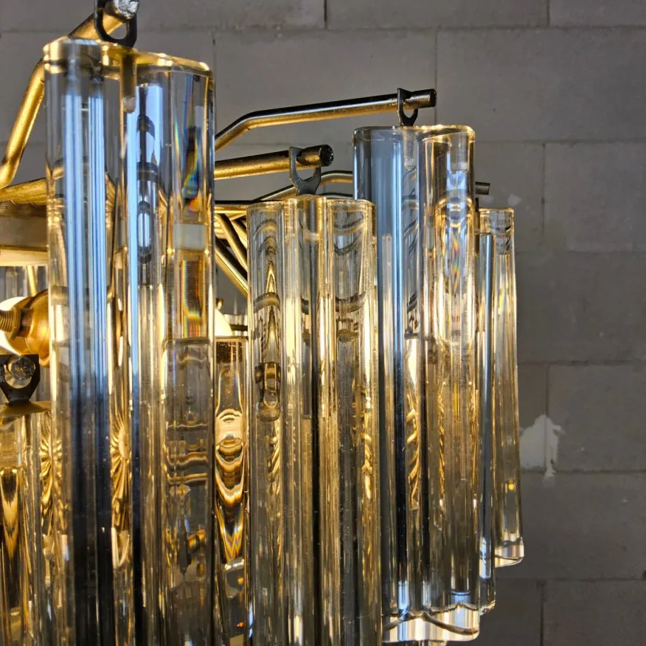 Clearance Pamono Vintage Crystal Chandelier by Paolo Venini for Venini, 1960s