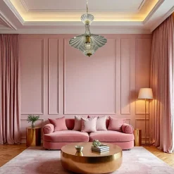 Discount Pamono Vintage Crystal Pendant Light from Caldier, Italy, 1970s