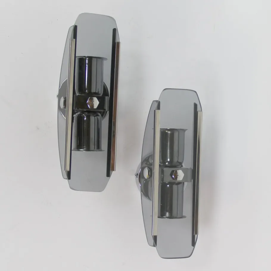 Best Pamono Vintage Crystal Wall Lights, 1970s, Set of 2