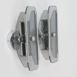 Best Pamono Vintage Crystal Wall Lights, 1970s, Set of 2