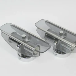 Best Pamono Vintage Crystal Wall Lights, 1970s, Set of 2