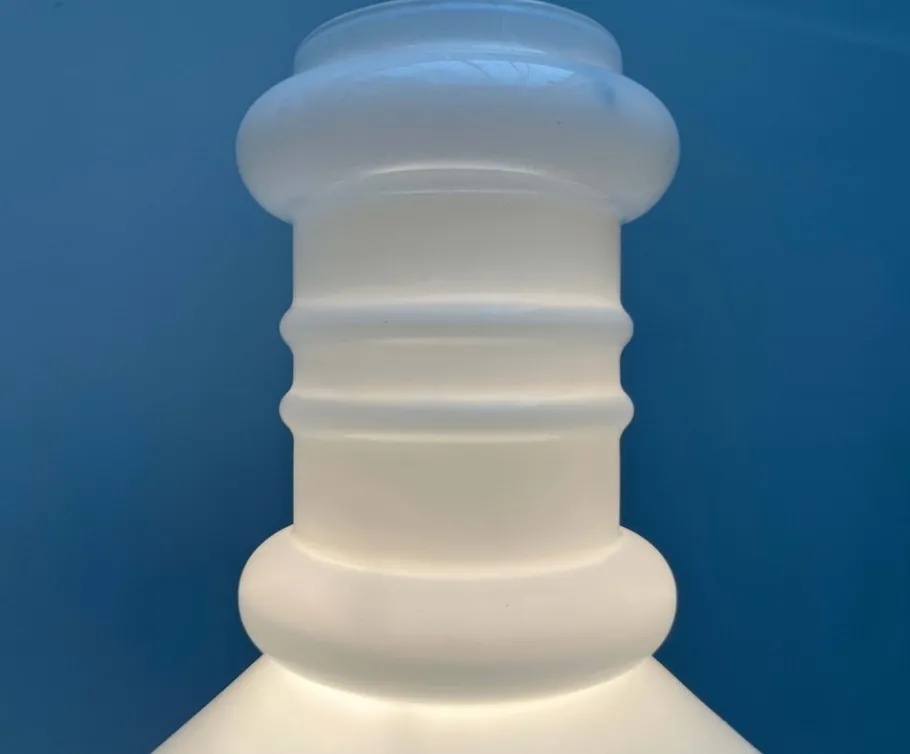 Hot Pamono Vintage Danish Apotekerpendel Glass Pendant Lamp by Sidse Werner for Holmegaard