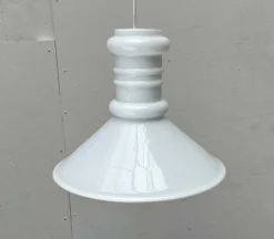 Hot Pamono Vintage Danish Apotekerpendel Glass Pendant Lamp by Sidse Werner for Holmegaard