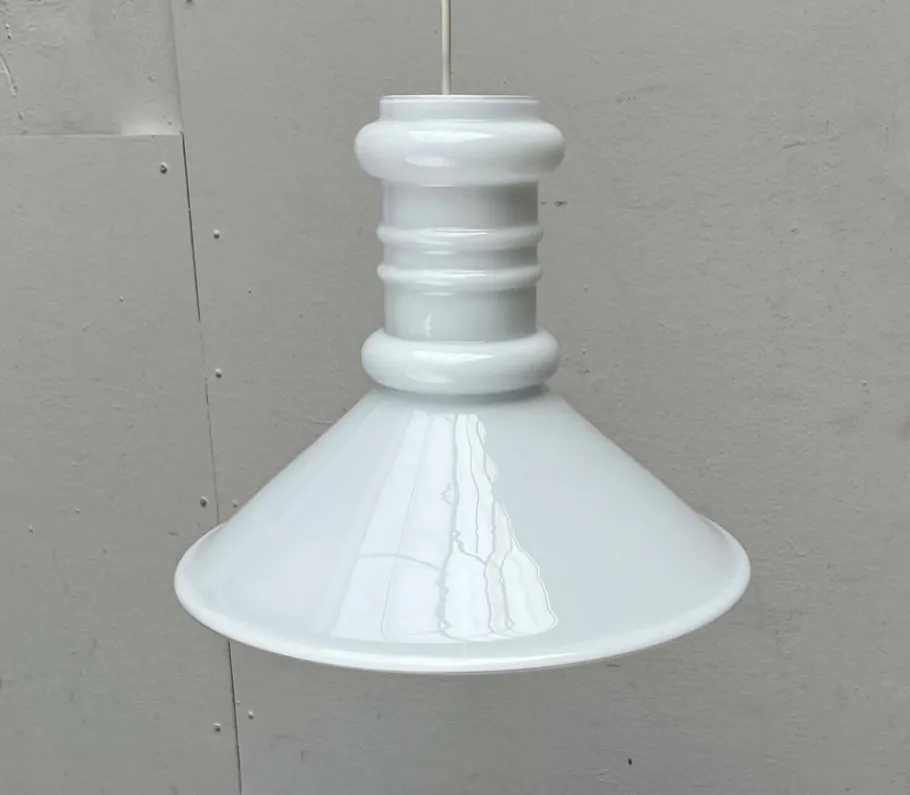Hot Pamono Vintage Danish Apotekerpendel Glass Pendant Lamp by Sidse Werner for Holmegaard