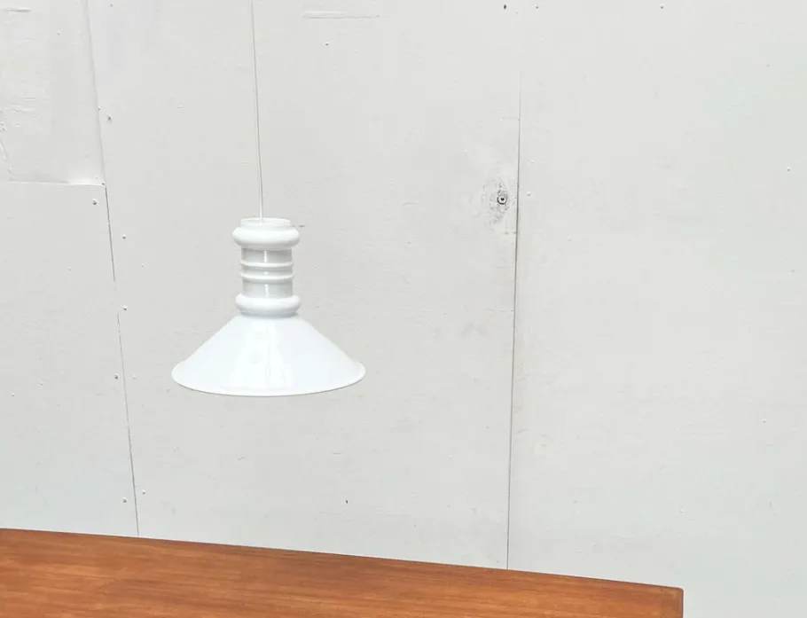 Hot Pamono Vintage Danish Apotekerpendel Glass Pendant Lamp by Sidse Werner for Holmegaard