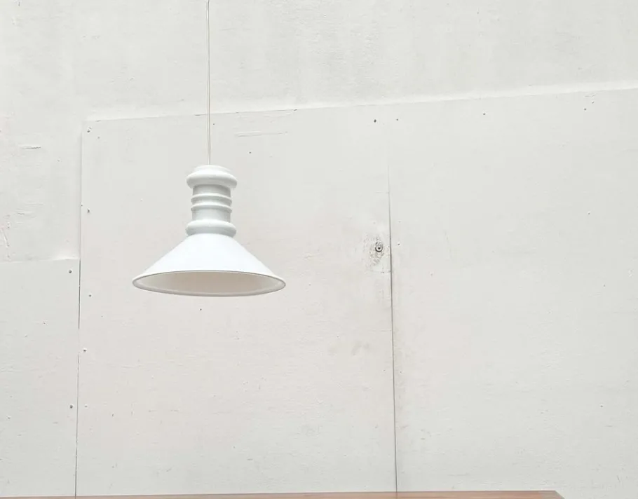 Hot Pamono Vintage Danish Apotekerpendel Glass Pendant Lamp by Sidse Werner for Holmegaard