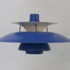 Discount Pamono Vintage Danish Blue Ceiling Pendant PH5 by Poul Henningsen for Louis Poulsen, 1960s