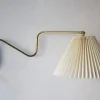 Pamono Vintage Danish Brass Wall Lamp, 1950s