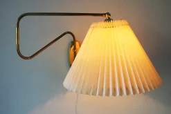 Pamono Vintage Danish Brass Wall Lamp, 1950s