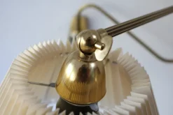 Pamono Vintage Danish Brass Wall Lamp, 1950s