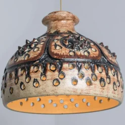 Sale Pamono Vintage Danish Ceramic Pendant with Holes and Spikes, 1960s