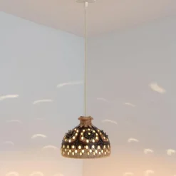 Sale Pamono Vintage Danish Ceramic Pendant with Holes and Spikes, 1960s