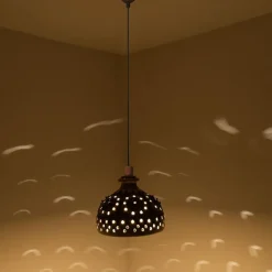 Sale Pamono Vintage Danish Ceramic Pendant with Holes and Spikes, 1960s