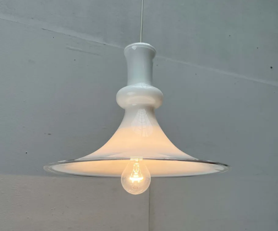 Sale Pamono Vintage Danish Etude Glass Pendant Lamp by Michael Bang for Royal Copenhagen, Holmegaard, 1970s