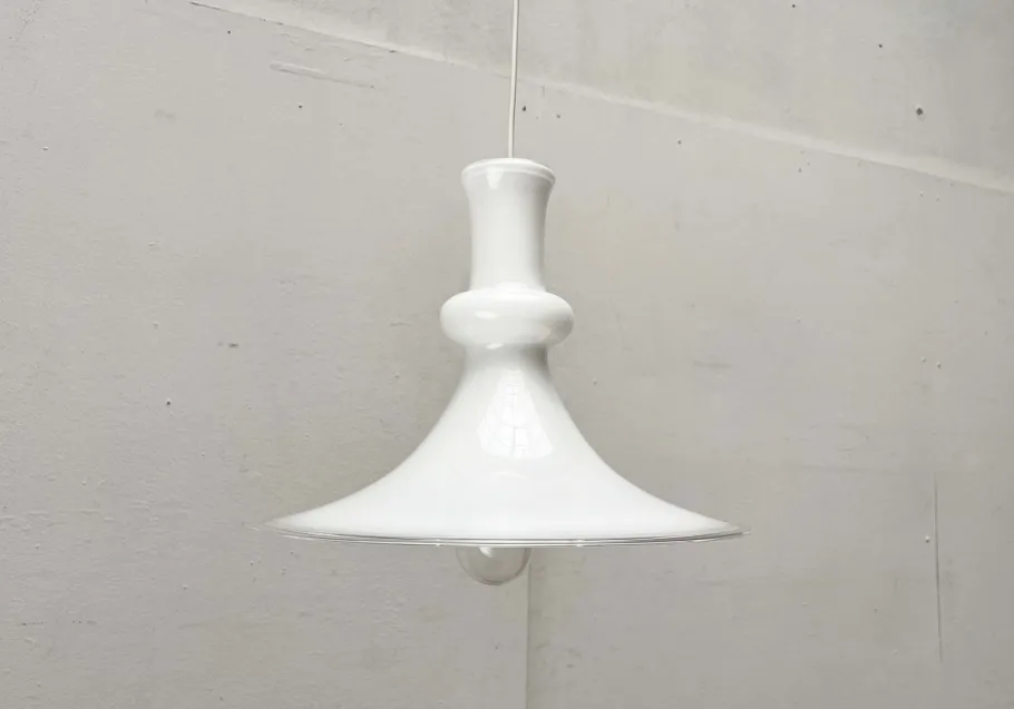 Sale Pamono Vintage Danish Etude Glass Pendant Lamp by Michael Bang for Royal Copenhagen, Holmegaard, 1970s
