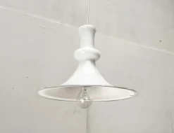 Sale Pamono Vintage Danish Etude Glass Pendant Lamp by Michael Bang for Royal Copenhagen, Holmegaard, 1970s