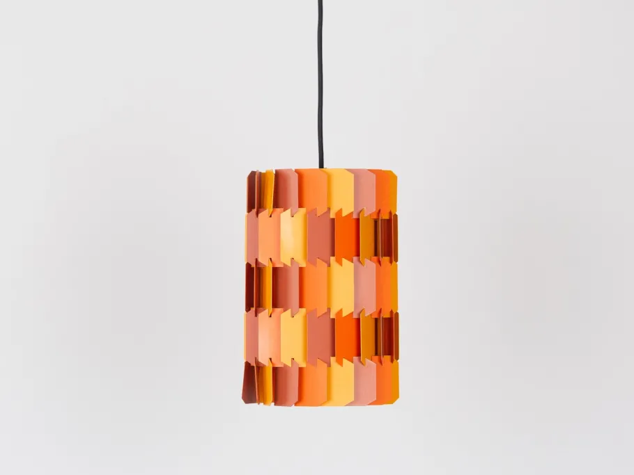 New Pamono Vintage Danish Facet Pop Lamp by Louis Weisdorf for Lyfa, 1972