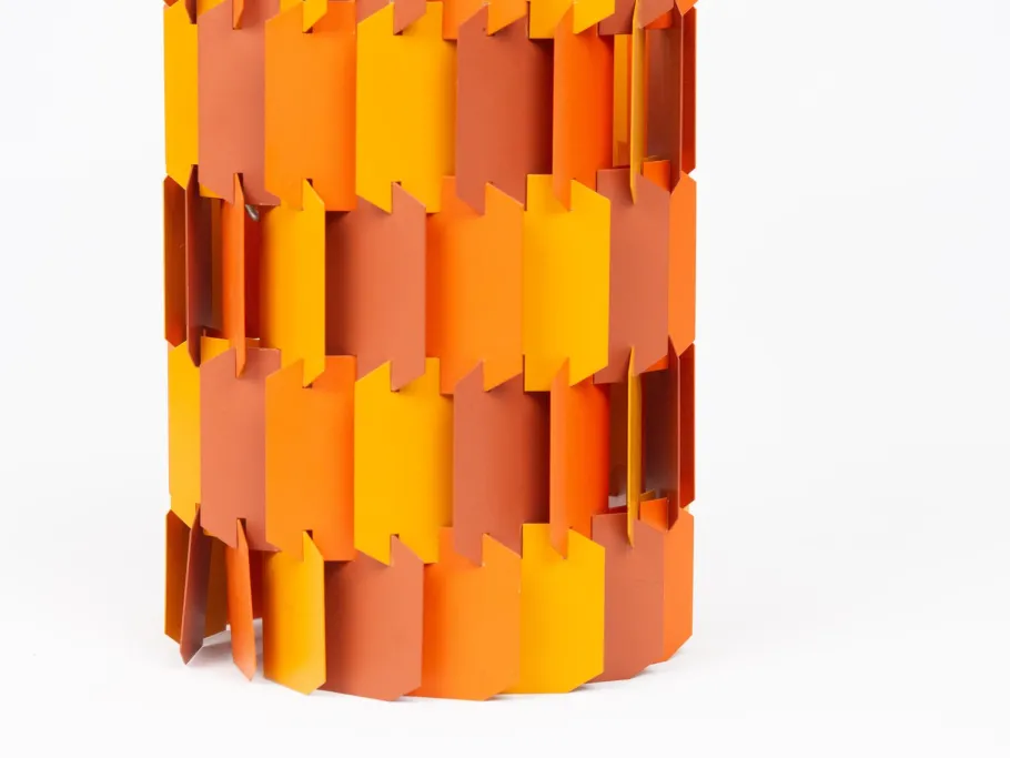 New Pamono Vintage Danish Facet Pop Lamp by Louis Weisdorf for Lyfa, 1972