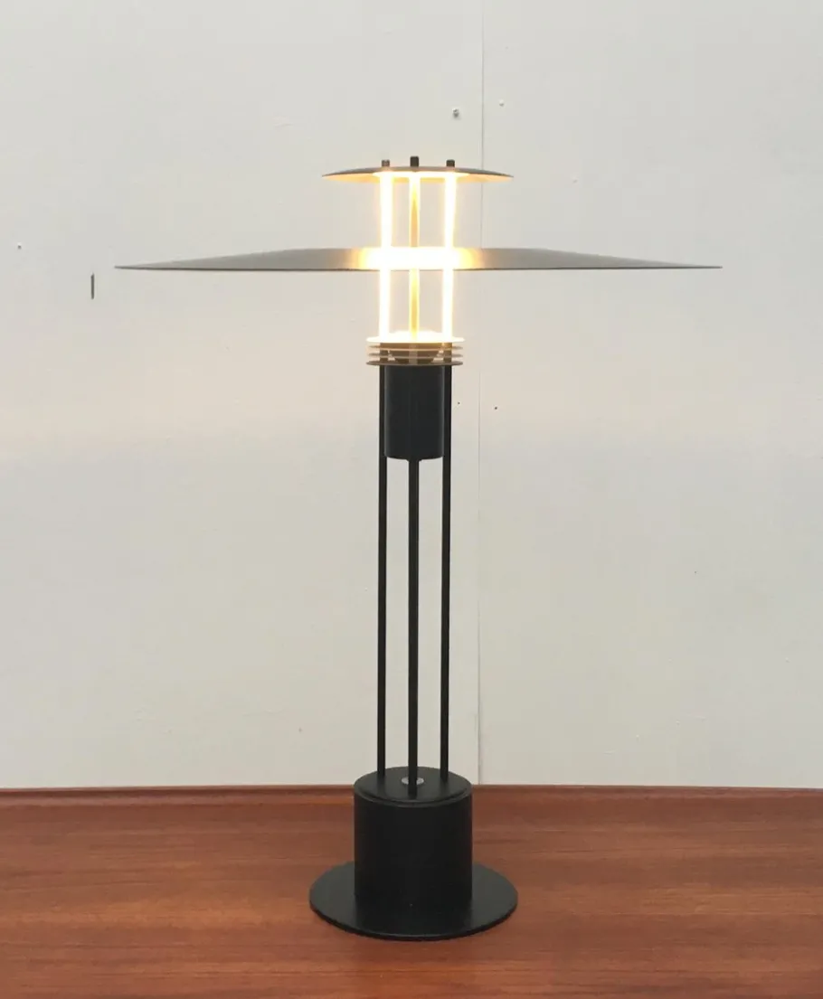 Clearance Pamono Vintage Danish Metal Table Lamp from Frandsen