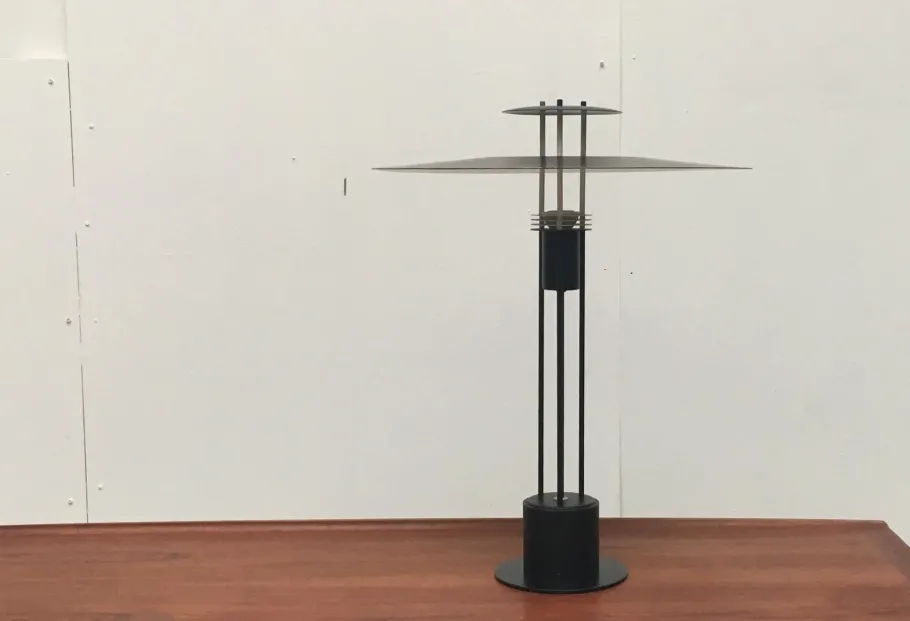 Clearance Pamono Vintage Danish Metal Table Lamp from Frandsen