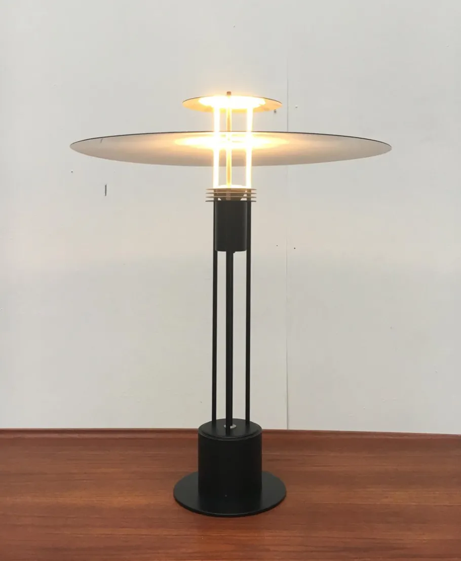 Clearance Pamono Vintage Danish Metal Table Lamp from Frandsen