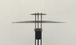 Clearance Pamono Vintage Danish Metal Table Lamp from Frandsen