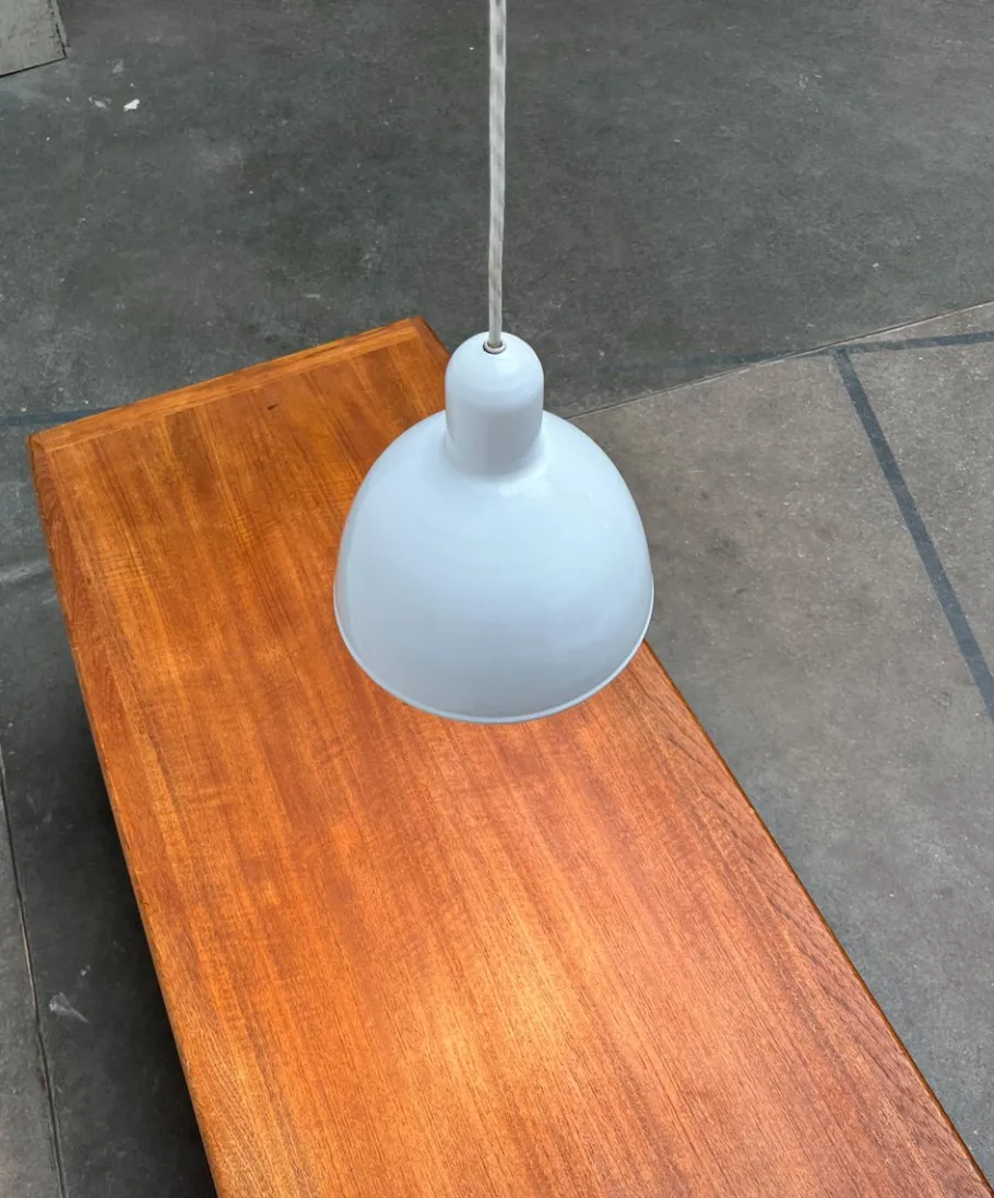 Best Pamono Vintage Danish Model ES Pendel Enamel Pendant Lamp by Edgar Schlaefle for Louis Poulsen, 1980s