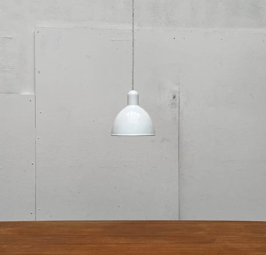 Best Pamono Vintage Danish Model ES Pendel Enamel Pendant Lamp by Edgar Schlaefle for Louis Poulsen, 1980s