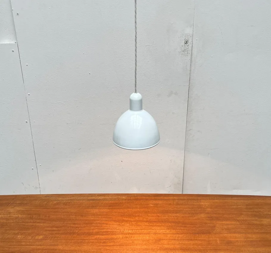 Best Pamono Vintage Danish Model ES Pendel Enamel Pendant Lamp by Edgar Schlaefle for Louis Poulsen, 1980s