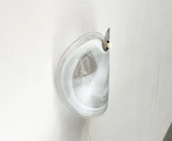 Best Pamono Vintage Danish Model Glasplattelampet Glass Sconce by Per Lütken for Holmegaard, 1970s