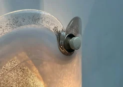 Best Pamono Vintage Danish Model Glasplattelampet Glass Sconce by Per Lütken for Holmegaard, 1970s