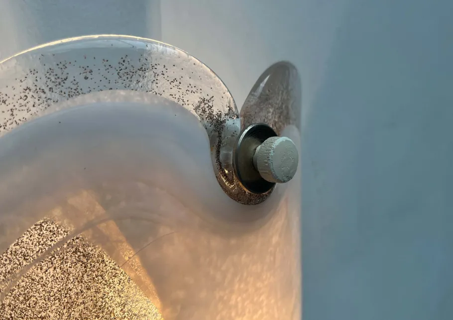 Best Pamono Vintage Danish Model Glasplattelampet Glass Sconce by Per Lütken for Holmegaard, 1970s