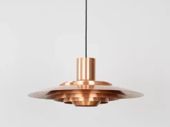 New Pamono Vintage Danish P376 Pendant Lamp by Fabricius Kastholm for Nordisk Solar, 1964