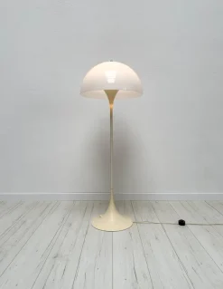 New Pamono Vintage Danish Panthella Floor Lamp by Verner Panton for Louis Poulsen, 1970s