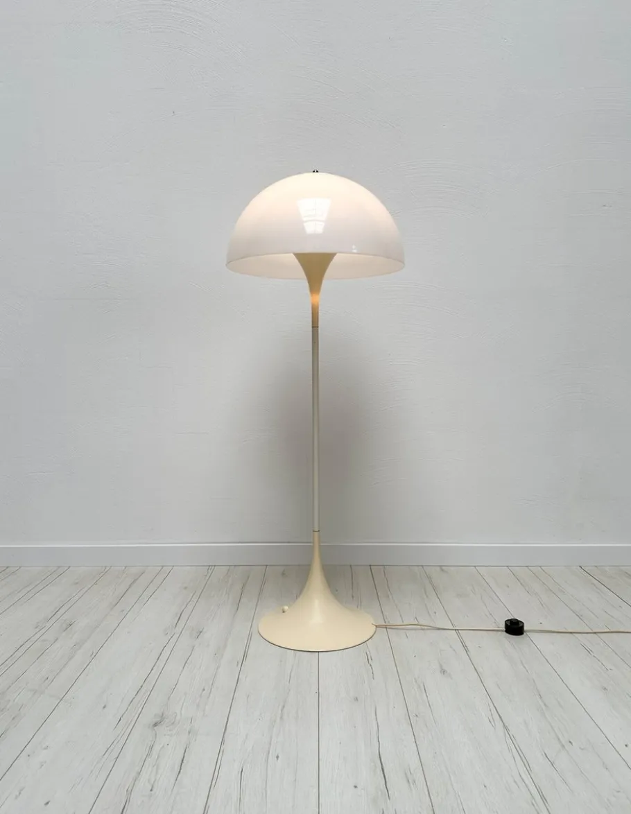 New Pamono Vintage Danish Panthella Floor Lamp by Verner Panton for Louis Poulsen, 1970s