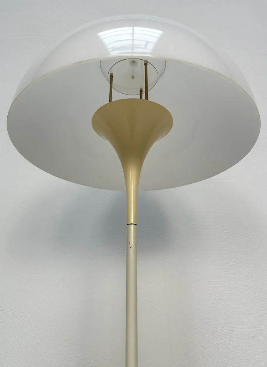 New Pamono Vintage Danish Panthella Floor Lamp by Verner Panton for Louis Poulsen, 1970s