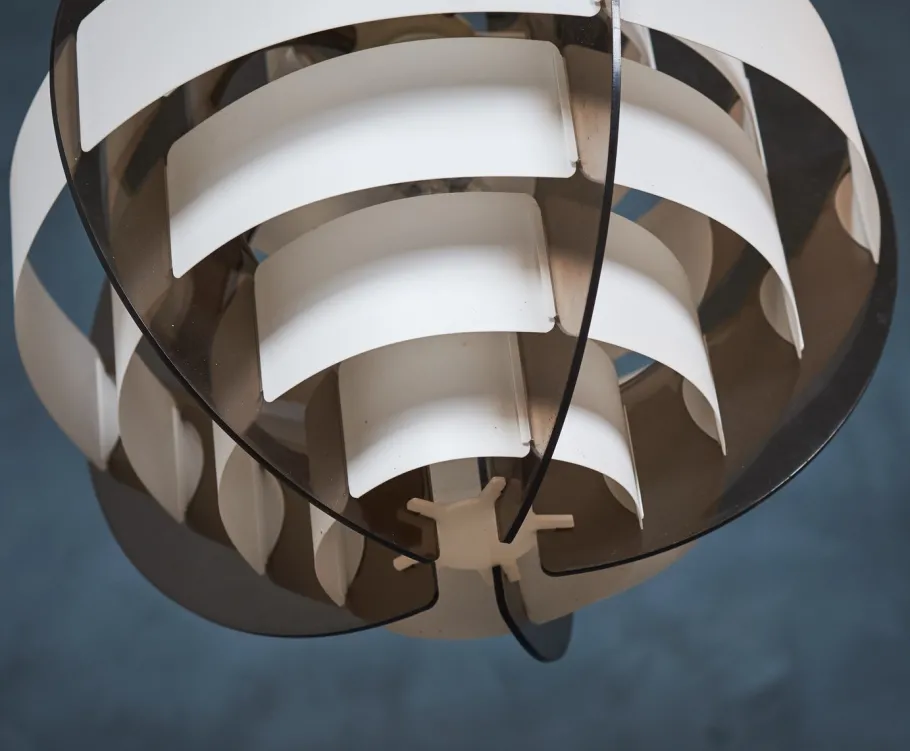 New Pamono Vintage Danish Pendant Lamp by Flemming Brylle & Preben Jacobsen
