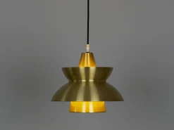 Clearance Pamono Vintage Danish Pendant Lamps by Henning Klok for Louis Poulsen, 1950s, Set of 2