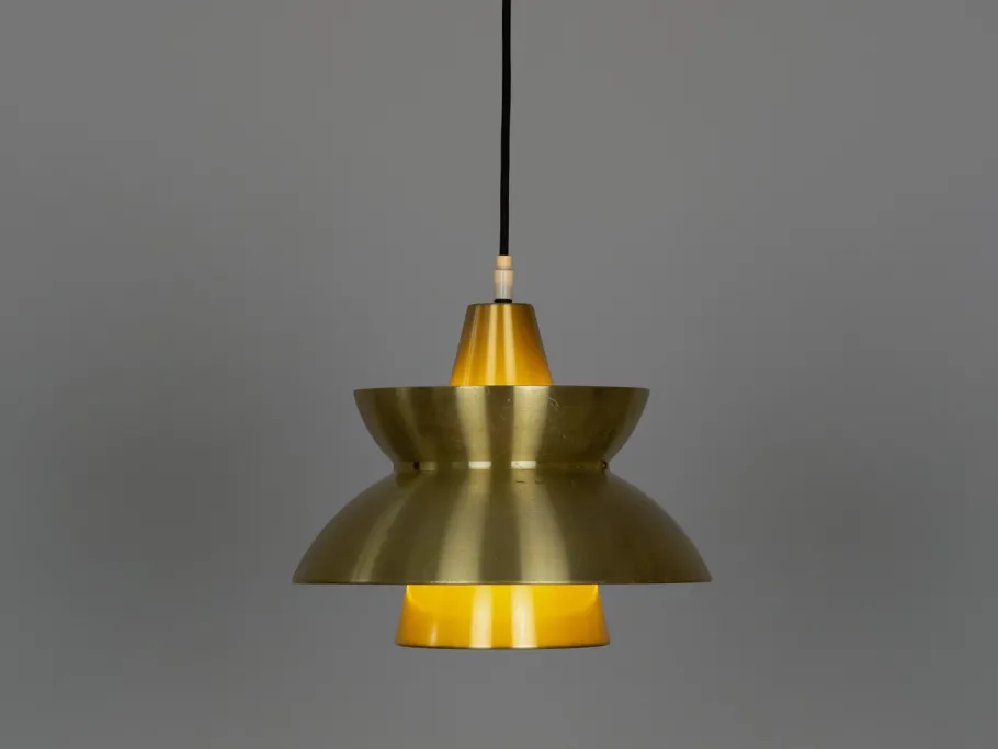 Clearance Pamono Vintage Danish Pendant Lamps by Henning Klok for Louis Poulsen, 1950s, Set of 2