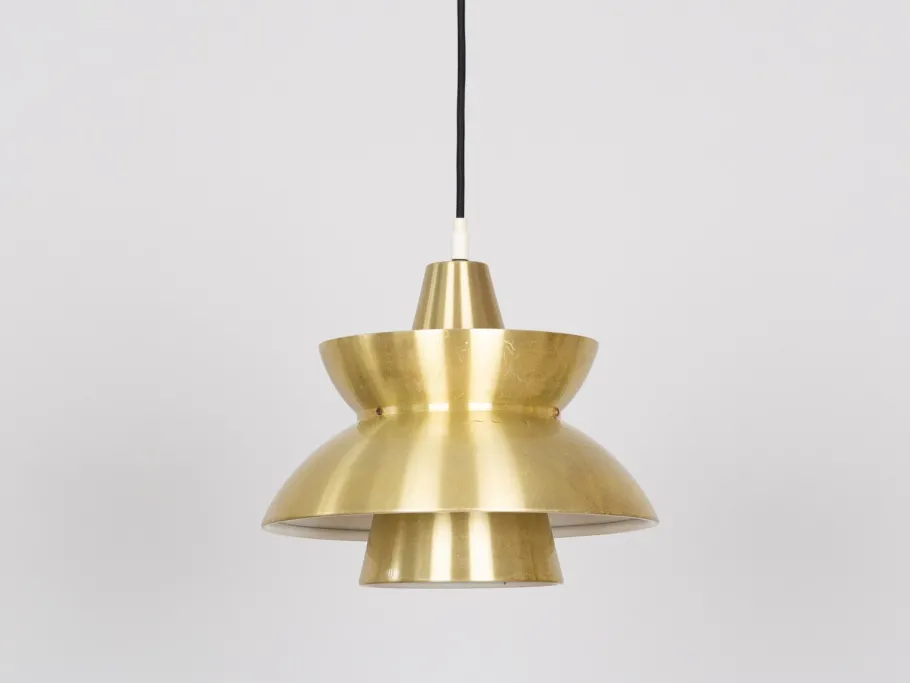 Clearance Pamono Vintage Danish Pendant Lamps by Henning Klok for Louis Poulsen, 1950s, Set of 2