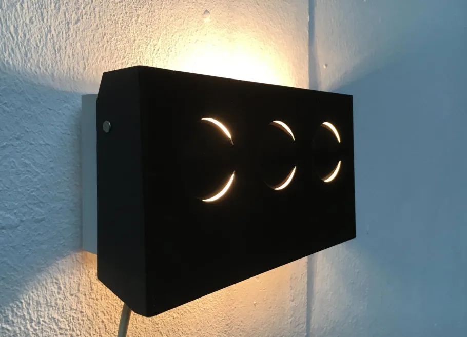 Best Pamono Vintage Danish Space Age Wall Lamp from Hamalux
