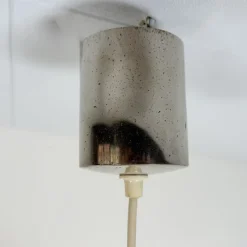 Clearance Pamono Vintage DDR UFO Lamp in White with Red Elements, 1970s