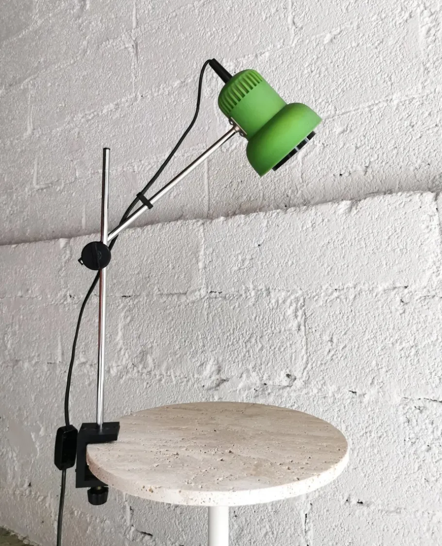 New Pamono Vintage Desk Lamp in Green from Brilliant Leuchten, 1970s