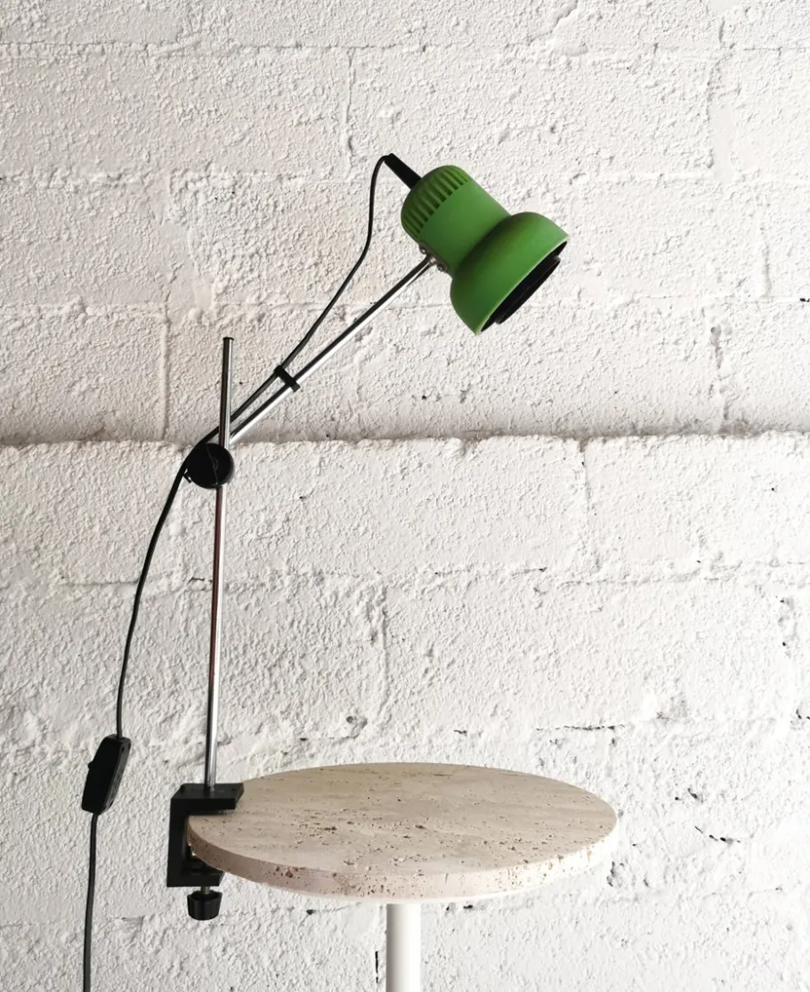 New Pamono Vintage Desk Lamp in Green from Brilliant Leuchten, 1970s