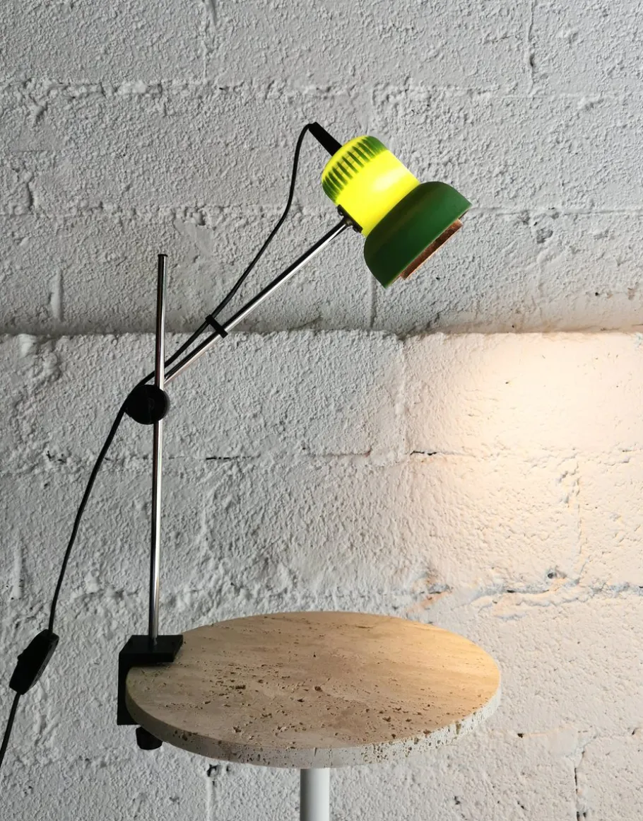 New Pamono Vintage Desk Lamp in Green from Brilliant Leuchten, 1970s