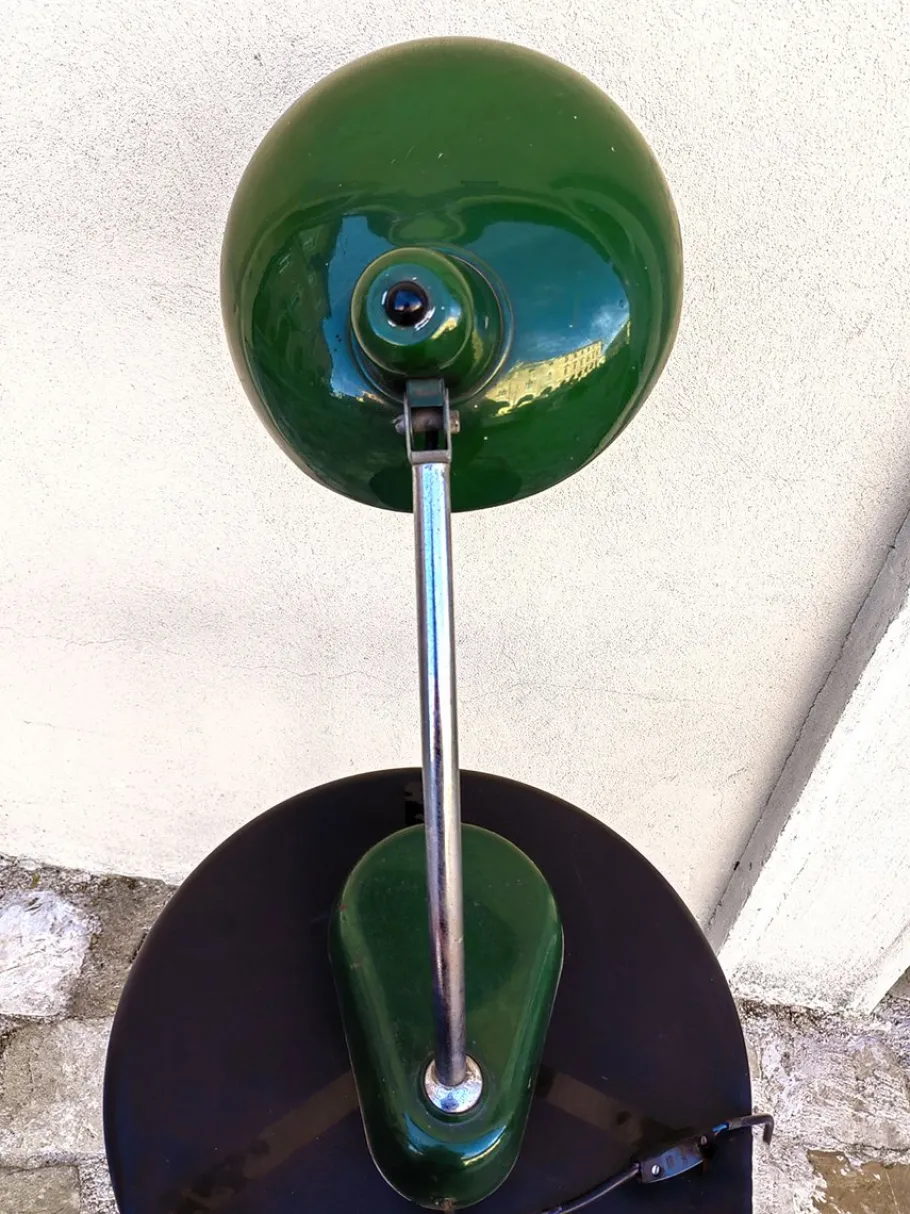 Outlet Pamono Vintage Desk Lamp in Green Enamel, 1950s